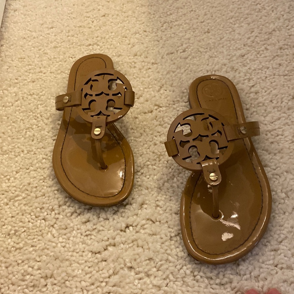Tory Burch Miller Sandal in Tan Size 7.5